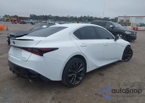 2022 Lexus Is 350 F Sport из США, поврежденный, VIN JTHGZ1B23N5049520